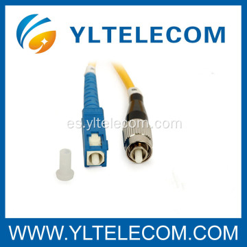 Cable de conexión óptico SC / FC 9 / 125um Pérdida de inserción baja Red de CATV con pérdida de alto retorno